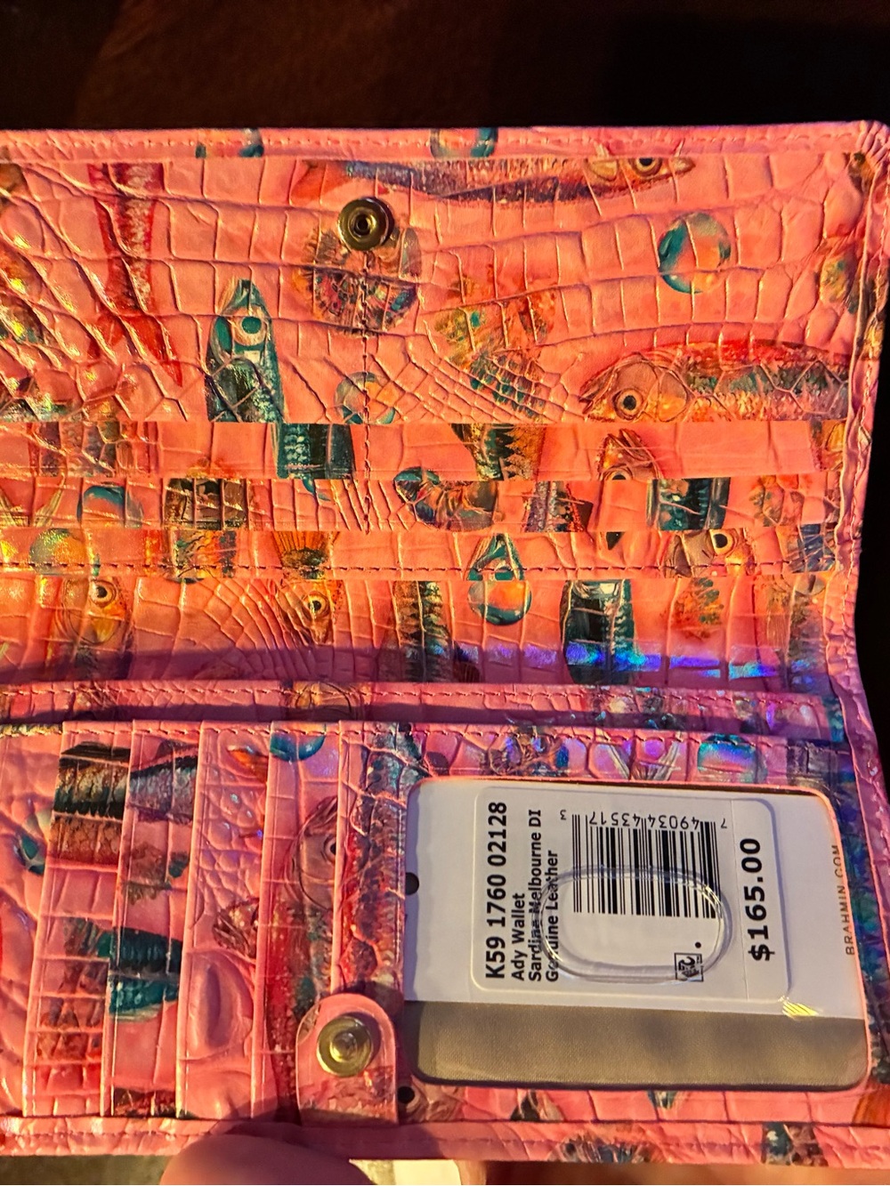 BRAHMIN ADY WALLET IN SARDINE MELBOURNE - NWT - Picture 2 of 4